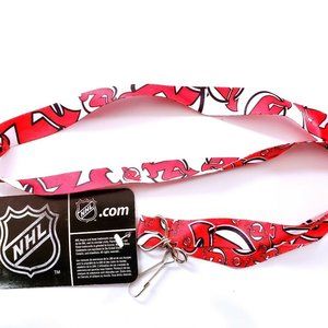 NEW JERSEY DEVILS NHL LANYARD DOUBLE SIDED W/CLIP